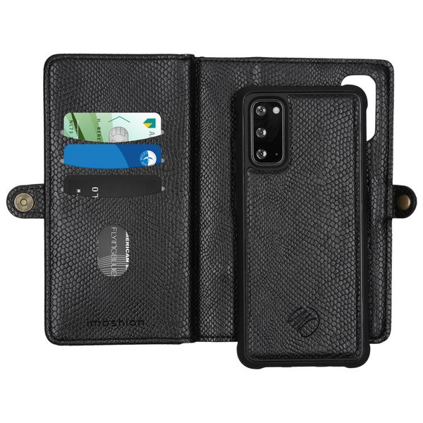 imoshion 2-1 Wallet Klapphülle für das Samsung Galaxy S20 - Black Snake