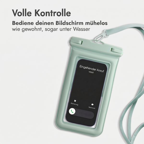imoshion Floating Waterproof Pouch - Universelle wasserdichte Handyhülle - Mintgrün