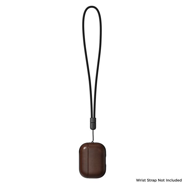 Nomad Horween Leather Case für das Apple AirPods Pro 2 - Rustic Brown