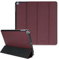 Selencia Kesia ﻿Trifold Klapphülle aus Schlangenleder Apple iPad 6 (2018) 9.7 Zoll / iPad 5 (2017) 9.7 Zoll - Dunkelrot