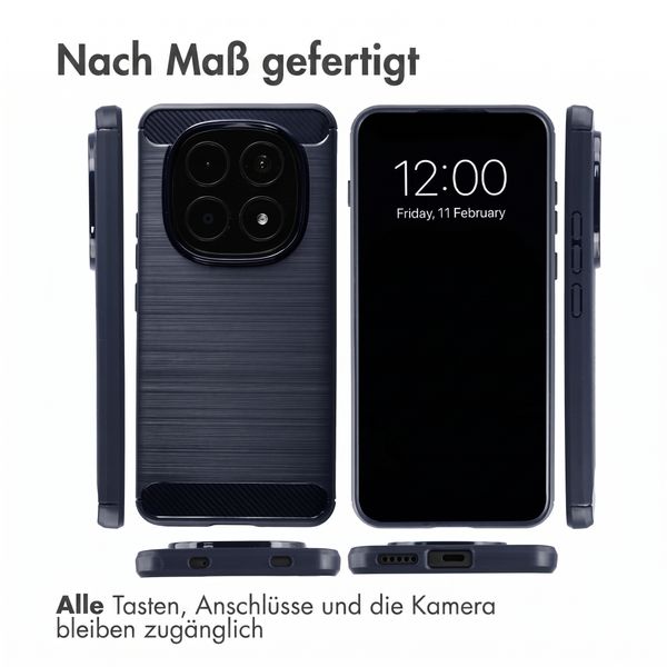 imoshion Brushed Back Cover Xiaomi Redmi Note 15 Pro (4G) - Dunkelblau
