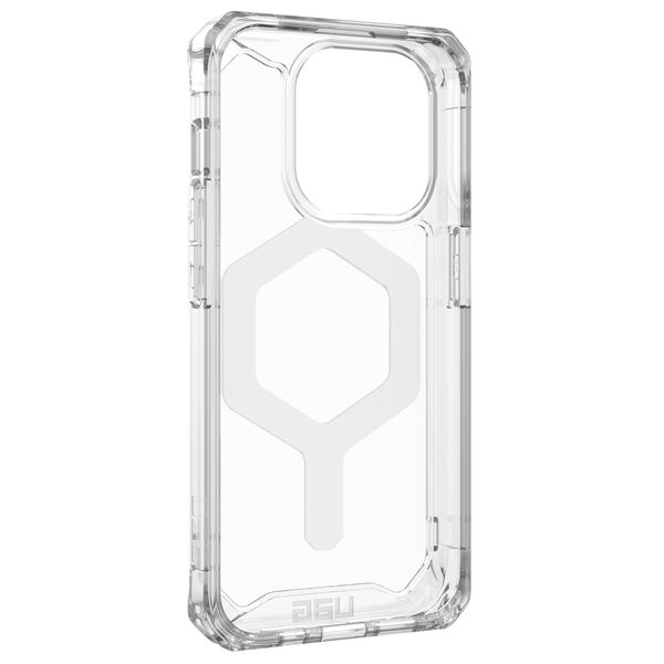 UAG Plyo Backcover MagSafe für das iPhone 15 Pro - Ice / Weiß