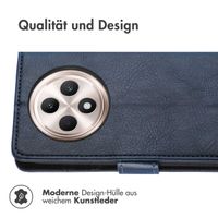 imoshion Luxuriöse Klapphülle Oppo Reno 12F 5G - Dunkelblau
