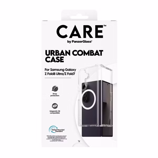 CARE by PanzerGlass Urban Combat Case Samsung Galaxy Z Fold 8 Ultra / Fold 7 - Transparent