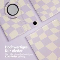 imoshion 360° drehbare Design Klapphülle Samsung Galaxy Tab A9 Plus - Dancing Cubes