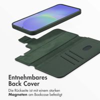 Accezz 2-in-1 Klapphülle aus Leder mit MagSafe Samsung Galaxy A36 / A56 - Cedar Green