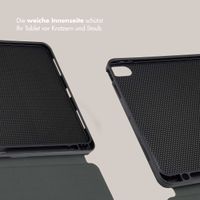 Selencia Vivid Klapphülle für das iPad 11 (2025) 11 Zoll / iPad 10 (2022) 10.9 Zoll - Art Wave Black