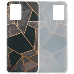 imoshion Design Hülle Motorola Moto G54 - Black Graphic
