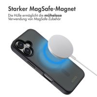 Accezz Rugged Frosted Back Cover mit MagSafe iPhone 16 - Schwarz