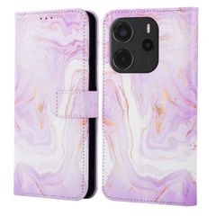 imoshion Design Klapphülle Xiaomi Redmi Note 14 (4G) - Purple Marble