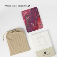 Selencia Vivid Klapphülle Apple iPad 11 (2025) 11 Zoll A16 / iPad 10 (2022) 10.9 Zoll - Marble Plum