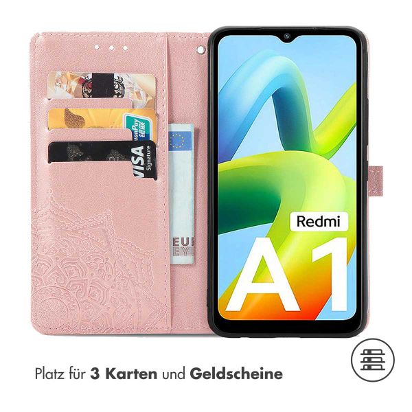 imoshion Mandala Klapphülle Xiaomi Redmi A1 / A2 - Rosé gold