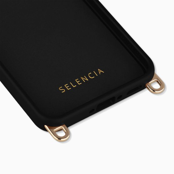 Selencia Rivièra Backcover mit MagSafe mit abnehmbaren Haken Samsung Galaxy A37 (5G) - Velvet Black