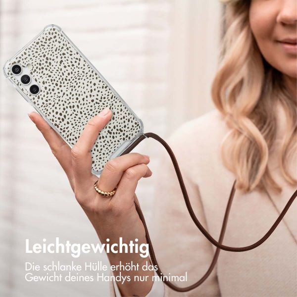imoshion Design Hülle mit Band Samsung Galaxy A15 (5G) - Desert Dots