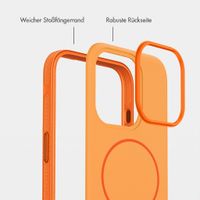 imoshion Color Backcover mit Thin MagSafe Ring Apple iPhone 15 Pro - Orange