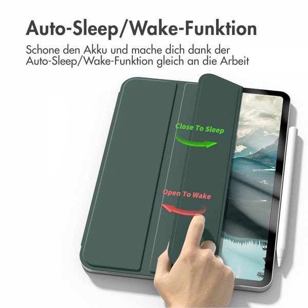 imoshion Magnetic Klapphülle Apple iPad Pro 11 (2022 / 2021 / 2020 / 2018) - Dunkelgrün