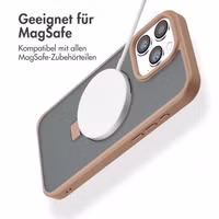 Accezz Ring Stand Backcover mit MagSafe Apple iPhone 16 Pro Max - Braun