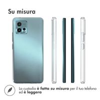 Accezz Clear TPU Backcover Motorola Moto G72 - Transparent