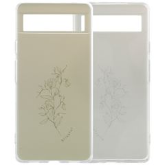 imoshion Design Hülle Google Pixel 6a - Floral Green