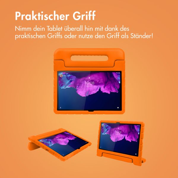 imoshion Schutzhülle mit Handgriff kindersicher Lenovo Tab P11 / P11 Plus - Orange