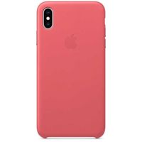 Apple Leder-Case Peony Pink für das Apple iPhone Xs Max