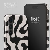 Selencia Vivid Back Cover Samsung Galaxy S24 Plus - Art Wave Black