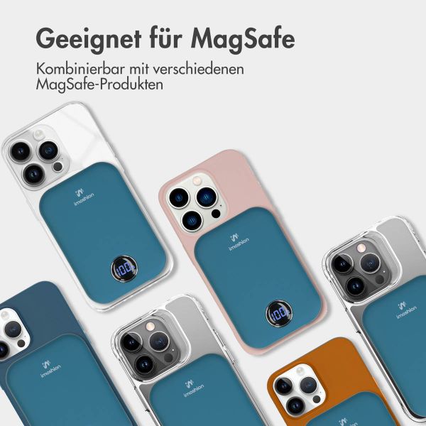 imoshion MagSafe Powerbank - 10.000 mAh - Kabellose Powerbank - Blau