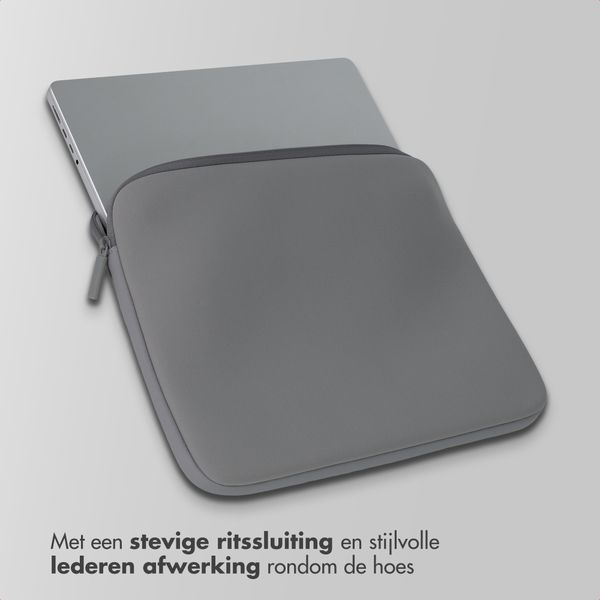 Accezz Laptop Hülle 15-16 Zoll - Laptop Sleeve - Slate Gray