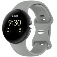 imoshion Silikonband für das Google Pixel Watch / Watch 2 / Watch 3 (41 mm) - Größe L - Grau