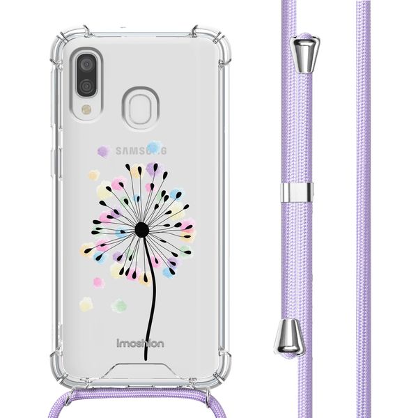 imoshion Design Hülle mit Band Samsung Galaxy A40 - Sandstone Dandelion
