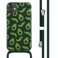 imoshion SilikonHülle design mit Band Apple iPhone 11 - Avocado Green