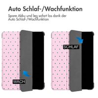 imoshion Design Trifold Klaphülle Apple iPad Air 11 Zoll (2026) M4 / (2025) M3 / (2024) M2 / Air 5 (2022) / Air 4 (2020) - Happy Dots