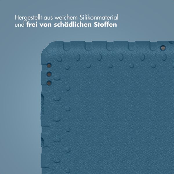 imoshion Schutzhülle mit Handgriff kindersicher Samsung Galaxy Tab A11 / A9 8.7 Zoll - Dunkelblau