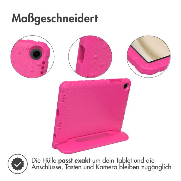 imoshion Schutzhülle mit Handgriff kindersicher für das Samsung Galaxy Tab A9 Plus - Rosa