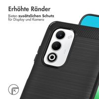 imoshion Brushed Back Cover Oppo A5 5G (2025) - Schwarz