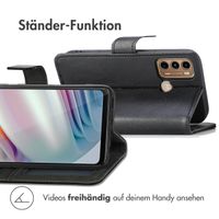 imoshion Luxuriöse Klapphülle Motorola Moto G60 - Schwarz