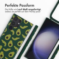 imoshion SilikonHülle design mit Band Samsung Galaxy S23 Ultra - Avocado Green