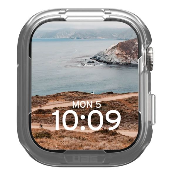 UAG Scout | Bumper Case für die Apple Watch Series 7 / 8 / 9 (45 mm) - Transparent