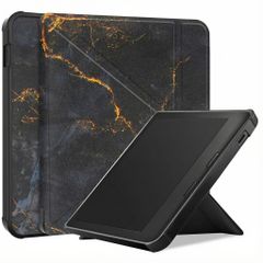 imoshion Design Klappbare Klapphülle Kobo Libra Colour - Black Marble