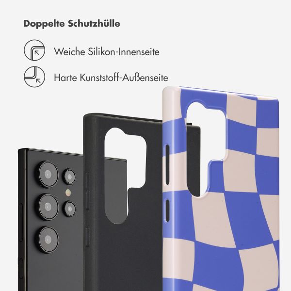 Selencia Vivid Back Cover Samsung Galaxy S24 Ultra - Groovy Sapphire Blue