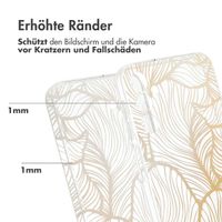 imoshion Design Hülle Samsung Galaxy A25 (5G) - Golden Leaves Transparent