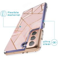 imoshion Design Hülle Samsung Galaxy S21 Plus - Pink Graphic