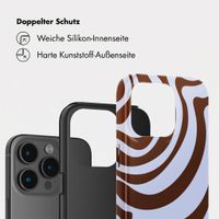 Selencia Vivid Back Cover Apple iPhone 15 Pro - Dream Swirl Chocolate
