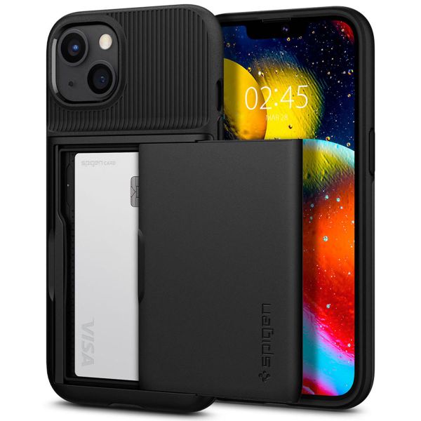 Spigen Slim Armor CS Case für das Apple iPhone 13 - Schwarz