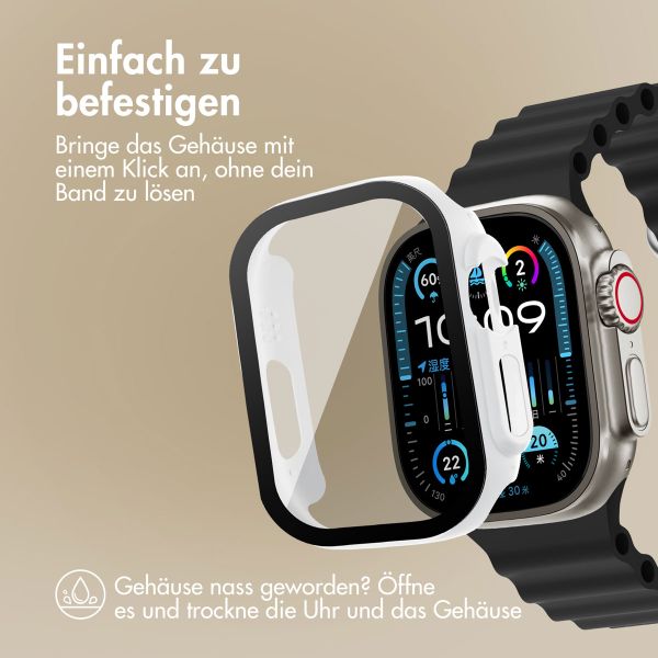 imoshion Full Cover Hard Case Apple Watch Ultra / Ultra 2 / Ultra 3 - 49 mm - Weiß