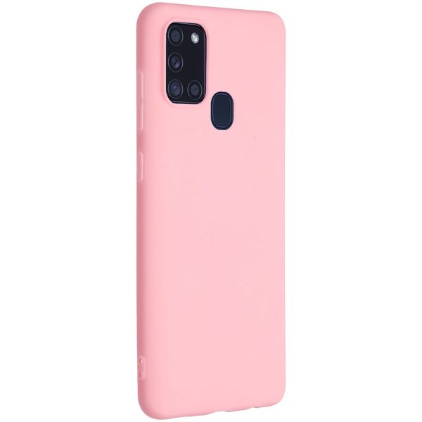 imoshion Color TPU Hülle Rosa für das Samsung Galaxy A21s