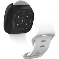 imoshion Silikonband für das Fitbit Versa 4 / 3 / Sense (2) - Weiß