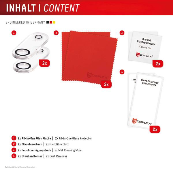 Displex CamGlass All-In-One Kameraprotektor Apple iPhone Air