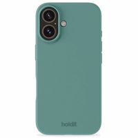 Holdit Silicone Case für das iPhone 16 - Moss Green