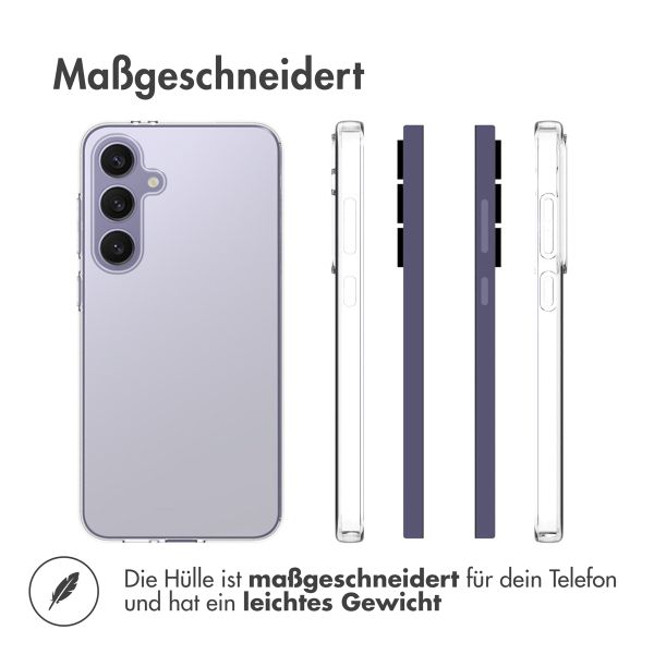 Accezz TPU Clear Cover für das Samsung Galaxy S24 FE - Transparent